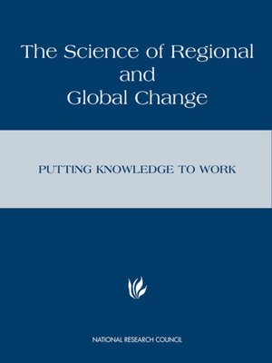 cover image of The Science of Regional and Global Change